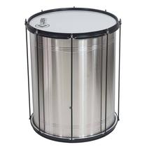Surdo Surdão 60 x 18 Polegadas Chapa Escovada 8 Afin Aro Preto Luen 33190