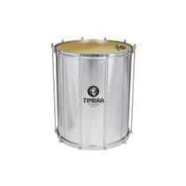 Surdo Timbra 18 x 55 Alumínio Aro Cromado Pele Animal 8237