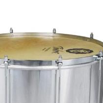 Surdo timbra 18x55 samba aluminio c/aro cromado pele animal Surdo timbra 18x55 samba aluminio c/aro cromado pele animal