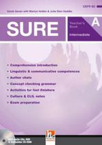Sure - intermediate - level a - teacher's book + 2 class audio cds + dvd - british - HELBLING LANGUAGES ***