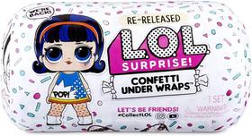 Surpresa l.O.L. Confetti Under Wraps Doll com 15 surpresas e exclusivos colecionáveis e acessórios de boneca, para maiores de 6 anos e até Pop surpresa de Confete em Cada Cápsula Brinquedos Surpresa para Meninas