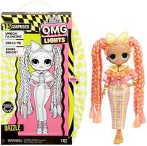 Surpresa L.O.L. O.M.G. Lights Dazzle Fashion Doll com 15 surpresas