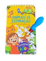 Surpresas com Água: Animais de Estimação Livro + Pincel