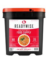 Survival Food ReadyWise Entrée Grab & Go Bucket 60 porções