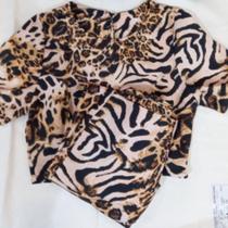 SUSEK MODAS Conjunto Alfaiataria Animal Print 6411