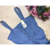 SUSEK MODAS Vestido Jeans 7283 Confortavel e Estiloso