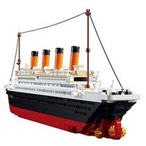 SuSenGo Blocos de Construção Titanic 1021 Peças Kit Modelo