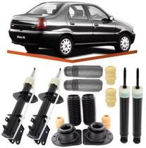 Suspensão Amortecedor 4 Kit Suspensão Siena 97 98 99 00 01