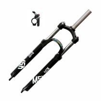 Suspensão Bike MTB 100mm Aro 19 Masterschock MT-20 32mm Ahead Set Trava no Guidão e Freio a Disco Branco