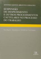 Suspensao de despedimento e ou - ALMEDINA Suspensao de despedimento e ou - ALMEDINA