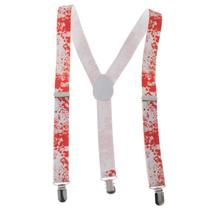 Suspensório Branco com Sangue Adulto Ajustável