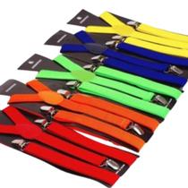 Suspensório Elástico Unissex - Cores Sortidas