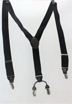 Suspensório Preto Elástico - ajustável Suspensório Preto Elástico - ajustável