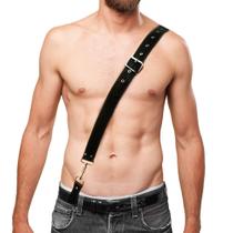 Suspensório Sam Browne SU031P Couro Legítimo