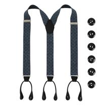 Suspensórios de botão LEHOMU ajustáveis de 3,5 cm de largura para homens Suspensórios de botão LEHOMU ajustáveis de 3,5 cm de largura para homens