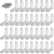 Suspensórios de canto ZOENHOU em aço inoxidável 40x40mm com 200 parafusos