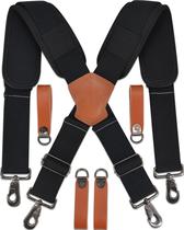 Suspensórios de cinto de ferramentas WELKINLAND em couro leve para homens Suspensórios de cinto de ferramentas WELKINLAND em couro leve para homens