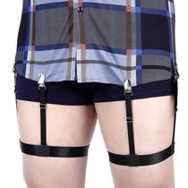 Suspensórios Elásticos Ajustáveis Kedofe para Camisa Preto Suspensórios Elásticos Ajustáveis Kedofe para Camisa Preto