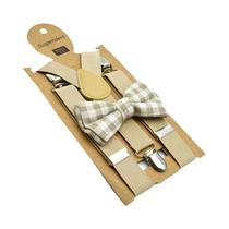 Suspensórios Infantis Ajustáveis com Costas em Y - Preto, Vermelho e Azul