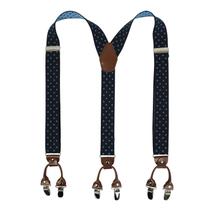 Suspensórios LEHOMU para homens em couro elástico ajustável Y-Back Suspensórios LEHOMU para homens em couro elástico ajustável Y-Back