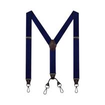 Suspensórios Masculinos Reforçados Ajustáveis Com 4 Ganchos Giratórios Em Y Para Calças Jeans