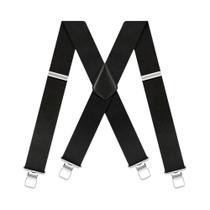 Suspensórios Masculinos Reforçados Ajustáveis Com Elástico, Design X-Back De 2 Polegadas De Largura, Suspensórios Masculinos Reforçados Ajustáveis Com Elástico, Design X-Back De 2 Polegadas De Largura,