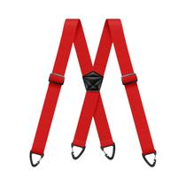 Suspensórios Masculinos Reforçados Ajustáveis Elásticos De 4,06 Cm De Largura Com 4 Presilhas Em X