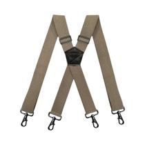 Suspensórios Masculinos Reforçados Ajustáveis Elásticos Para Trabalho, 35cm De Largura, Modelo X Com