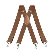 Suspensórios Masculinos Reforçados Ajustáveis Elásticos Vintage 35cm Em X Com 4 Ganchos De Pressão