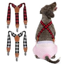 Suspensórios para cães Pet Soft Diaper Keeper para cadelas