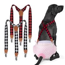 Suspensórios para cães Pet Soft Diaper Keeper para cadelas