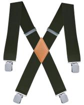 Suspensórios ZEAIFROOG grandes e altos, 5 cm de largura, em X, pretos Suspensórios ZEAIFROOG grandes e altos, 5 cm de largura, em X, pretos