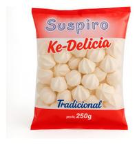 Suspiro Ke-delícia Tradicional 250g Merengue Doces Sobremesa Suspiro Ke-delícia Tradicional 250g Merengue Doces Sobremesa