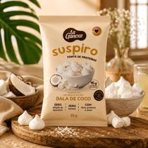 Suspiro Proteico Sabor Bala de Coco 30g La Ganexa Suspiro Proteico Sabor Bala de Coco 30g La Ganexa