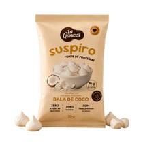 Suspiro Sabor Bala de Coco Zero Açúcar La Ganexa 30g Suspiro Sabor Bala de Coco Zero Açúcar La Ganexa 30g