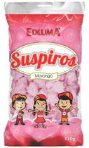 Suspiro sabor morango 100g Caixa C/ 30 Unidades Edluma