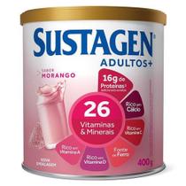Sustagen Adultos+ Sabor Morango Sustagen 400g Sustagen Adultos+ Sabor Morango Sustagen 400g