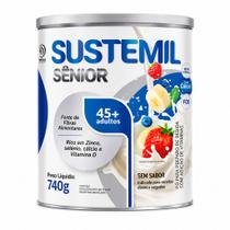 Sustemil Senior 45 740g Proteínas Fibras Vitaminas Minerais Nutrição Completa Saúde Ossos Músculos Sustemil Senior 45 740g Proteínas Fibras Vitaminas Minerais Nutrição Completa Saúde Ossos Músculos