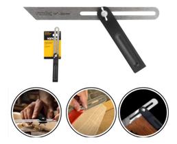 Suta Para Carpinteiro 10 Pol 25cm Transferir Copiar Ângulos