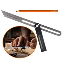 Suta Trasnferência e Copiador de ângulo e Grau Vonder 12 Pol 300 mm + Lápis de Pedreiro Carpinteiro Suta Trasnferência e Copiador de ângulo e Grau Vonder 12 Pol 300 mm + Lápis de Pedreiro Carpinteiro