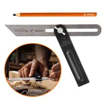 Suta Trasnferência e Copiador de ângulo e Grau Vonder 8 Pol 200 mm + Lápis de Pedreiro Carpinteiro