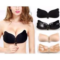 Sutiã Adesivo Invisível Levanta Seio PUSH UP Silicone PRETO-M Sutiã Adesivo Invisível Levanta Seio PUSH UP Silicone PRETO-M