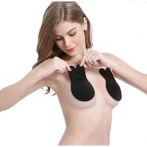 Sutiã Adesivo Levanta Seio Invisible PushUp Orelha De Coelho PRETO-G Sutiã Adesivo Levanta Seio Invisible PushUp Orelha De Coelho PRETO-G