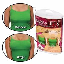 Sutiã Adesivo Levanta Seios 10 Peças Bare Lifts (5 Pares) Branco Sutiã Adesivo Levanta Seios 10 Peças Bare Lifts (5 Pares) Branco