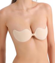 Sutiã Adesivo Nippies Flex Sem Alças e Sem Costas Push-Up B Copo Creme Sutiã Adesivo Nippies Flex Sem Alças e Sem Costas Push-Up B Copo Creme