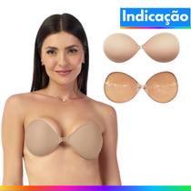 Sutiã Adesivo Silicone Bojo Levanta Seio Invisivel Freebra - Freeba