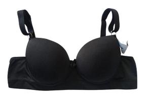 Sutia alça reforçada,bojo e aro,3 fechos regulagem,microfibra