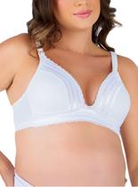 Sutiã Amamentação Love Secret 8011012 Com Bojo Cotton e Renda T. 42/48
