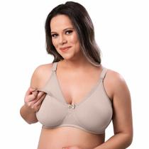 Sutiã Amamentação Plus Size sem bojo e sem aro Vislumbre Tam 46 ao 60 -