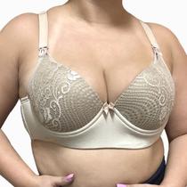 Sutiã Amamentação Plus Size tamanhos grandes com bojo rendado